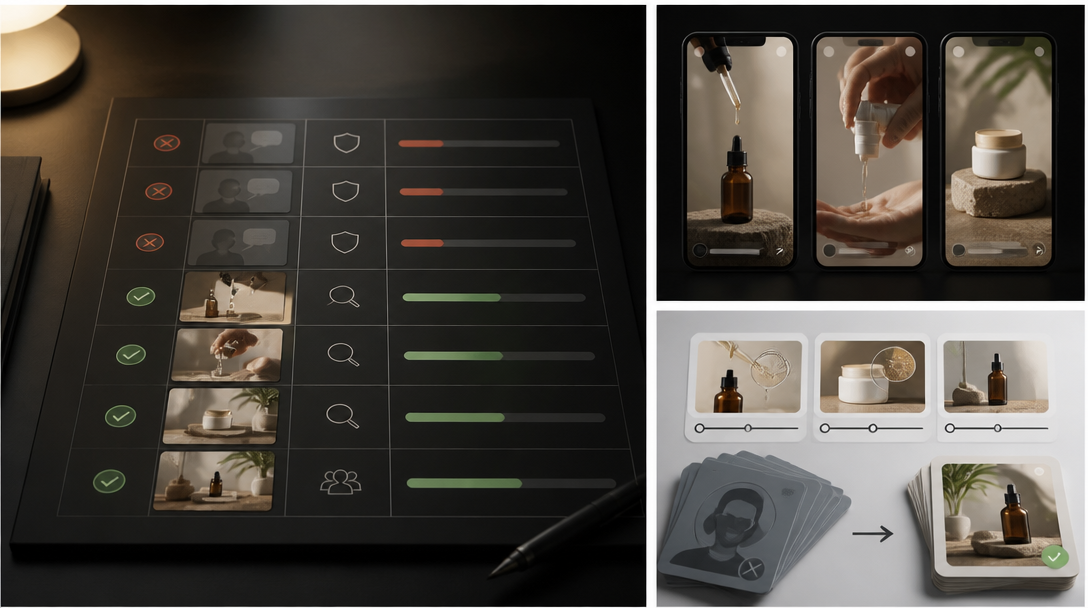 AI UGC Ads Need Proof, Not Fake Testimonials - in-article production visual 1